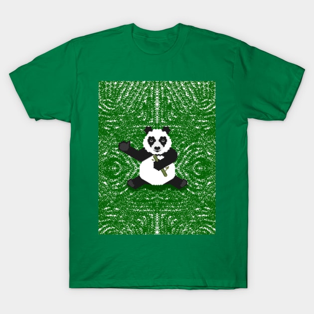 Geometric Panda T-Shirt by wagnerps